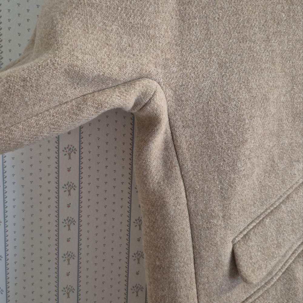 J. Crew Italian Stadium Cloth Wool Blend Cocoon Coat - Picture 6 of 16
